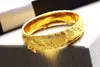 MGFam 86BA Dragon and Phoenix Bangles Bracelets for Bridal Wedding Jewelry 24k Gold Plated Traditioal Style7700450