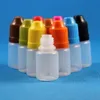 100 pcs 5ml (1/6 oz) Bouteilles en plastique Bouteilles de gouttes pour enfants TIPS TIPS LDPE pour e Vapor CIG Liquide 5 ml