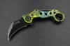 CS GO SOG Claw Karambit Couteau pliant 440C Steel Outdoor gear EDC Pocket Tool chasse à ouverture rapide Couteaux tactiques Scorpion sharp griffe