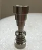 6 in 1 Universele Domeless Titanium Nail Titanium GR2 Nagels 10mm 14mm 18mm Glazen Bong Waterleiding 6-in-1 Titanium Dab Nail Dab Rig