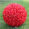 Wedding Decorations 30cm 12 Inch Artificial Rose Silk Flower Kissing Balls Pomander Rose Wedding Flowers Bouquet Hanging Balls Party Decor