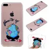 Pour iPhone 5 5s SE 6 6s 7Plus étui Transparent souple TPU dos mignon fille couverture pour iPhone 8 iPhone8 Plus étui