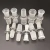 Adaptateur de verre Convertisseur 12 Styles Femelle Mâle 10mm 14mm 18mm Adaptateurs fumeurs pour les industries pétrolières Eau bongs