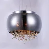 Moderne glazen lampenkap kristallen ballen / vlinder woonkamer plafond hanglamp eetkamer hanglamp restaurant hangende verlichting
