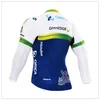 2015 orica greenedge Team invierno Fleece Ropa Ciclismo manga larga Ciclismo jersey + (babero) Pantalones Conjunto invierno térmica polar ropa ciclismo