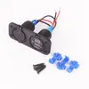 車5V 3.1A USB電荷ソケット+ DC電圧電流計2IN1 |オート携帯電話充電器