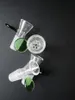 Другие аксессуары для курения 14 мм 18 мм мужские стеклянные чаши стеклянные фитинги для водопроводных труб ручка зеленого или синего цвета чаша