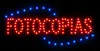 Ultra Bright LED Neon Light Animated FOTOCOPIAS signs eye-catching slogans semi-outdoor size 48cm*25cm Free shipping