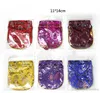 Dragon Phoenix Small Silk Brocade Pouch Jewelry Packaging Chinese style Coin Purse Spice Sachet Candy Gift Bag Christmas Party Favor 10pcs/l
