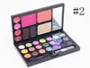 DANN 21Color Professional Shimmer Palette Lidschatten Lidschatten-Palette Make-up-Set Kosmetik (Rouge, Grundierung, Augenbraue, Lipgloss, Lidschatten)