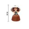 12st / mycket 5,5 cm Mini Magical Cupcake Scented Princess Doll Reversible Cake Transform till Mini Princess Doll 6 Roller med 6 smaker
