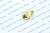 50 pcs \ lote Atacado Conector RF Goldplated RP SMA Plugue Macho para SMA Jack Fêmea Adaptador Reto Frete Grátis