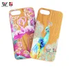 Capas de telefone para iphone 8 7 6 mais 11 12 pro máximo 2021 moda madeira natural 3d sublimação design personalizado gravado tampa traseira casca grossista