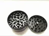 Best quality herb grinders 4 piece black chrome red colors grinders for herbs wholesale with Pollen Scraper free shipping