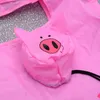 Nuova borsa Eco Storage Borsa riutilizzabile Cute Pink Pig Pieghevole Shopping Bags Pieghevole Eco Storage Borsa in nylon Bella borsa riutilizzabile