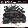 Koronkowe czołowe 13x2 Virgin Brazilian Human Hair Frontale Zakaz fali ciała Włosy 8-26 cali naturalny kolor 10-24 cala