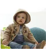 Nueva chaqueta para bebés, ropa de invierno, abrigo de 2 colores, ropa gruesa de algodón para niños, ropa para niños con capucha