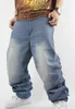 Jeans pour hommes Nouveau 2015 mode homme jeans lâches hiphop skateboard baggy pantalon denim hip hop hommes pantalons 4 saisons grande taille 30-44