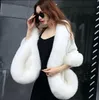 Elegant Bridal Wrap Cloak Coat Jackets Boleros Shrugs Regular Faux Fur Stole Capes For Wedding Party Free Shipping LD1052