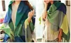 Mode 2017 classique femmes vérifier couverture foulards Plaid laine mélange châles hiver treillis écharpe 10 pcs/lot