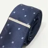 Pure 925 Sterling Silver Tie Clip en blanco Personalizado Men's Tie Beyry Jewelry Haciendo regalo de boda ID36515