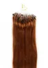 전체 Remy Indian Hair 5A 16Quot24Quot 1G S 10GSET 30 Light Auburn Loopmicro Hair Extension100 Human Hair DHL 2297366