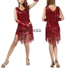 Vrouwen Fringe Tassel Latin Ballroom Salsa Cha Cha Samba Rumba Jive Dancewear Competition Fancy Dress Kostuums te koop v-hals