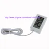 100pcs Digital LCD Screen Thermometer Refrigerator Fridge Freezer Aquarium FISH TANK Temperature -50~110C GT Black white Color