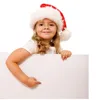 Chapeaux de Noël Chapeau du Père Noël Peluche longue de haute qualité Chapeau de Père Noël de Noël Mignon Adultes / Enfants Noël Cosplay Chapeaux de Fête de Noël CH013
