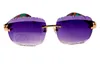 lente per scultura a colori diretti in fabbrica, occhiali da sole intagliati di alta qualità 8300765 occhiali da sole freschi con gambe di pavone in puro colore naturale, misura: 56-18-140
