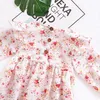 2018 Ropa para niños Ropa para niña Primavera Otoño Manga larga Retro Floral Vestidos para niñas Ropa de boutique para niñas Ropa para niños pequeños