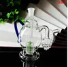 hookah Small thick glass teapot type convenient hand is high 11CM wide 6CM color random delivery wholesale large better
