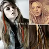 Fashion Women Clip in Feather Hair Extension Naturalne Prawdziwe Grizzly Rooster Solid Zebra Linie Pióra Słuchawki