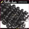 Brazylijskie Virgin Hair Bundles Deep Curly Human Hair Funmi Extensions Wefves 3pcs/Lot Quality Naturalny kolor Bellahair