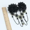 Ręcznie robione gotyckie biżuterię koronkową kwiatową spinką do włosów biżuteria moda Women039s Pin Hair Pin Akcesoria 3707819
