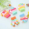New Coloful Cartoon Aniaml Head Children Double Gloves Autumn Winter With Hanging Rope Thick Gloves Boy And Girl Baby Warm Mittens1019308