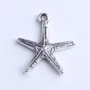 Silver Copper Retro Floating Charms Starfish Pendant Fabrication BIELLEMENT DIY PENDANT PENDANT Collier ou bracelets Charm 600PCS Lot 10287R