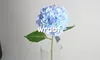 Heet zijde Single Stem Hydrangea 17 CM / 29.92 "Lengte 24 stks / partij kunstmatige hortensia's groot voor bruiloft centerpiece home xmas showcase decor