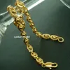 Lusso elegante b165 dei gioielli di collegamento a catena del braccialetto delle donne riempito oro giallo 18k