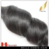 9A Funmi Vierge Péruvienne Cheveux Ondulés Lâche Vague Naturel Noir Extension de Cheveux Humains Non Transformés Trame 3 PCS Pleine Tête Mode Style3715796