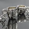 Keychain Cups Schlüsselanhänger versilbert Liebhaber Liebe Schlüsselanhänger Souvenirs Valentinstag Geschenk