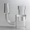 25mm XL platte top quartz kernreactor banger insert spijker met 10mm 14mm 18mm 4mm dikke bodem 2mm dikke kwarts domeloze banger nagels