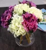 Elegant hortensia konstgjord silke blomma bröllop centerpieces bukett jul prydnad krans hem dekoration 9 färg ny ankomst sf012