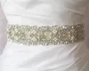 Underbara brudbågar Rhinestones Pearls Crystals Stitches glittrande bröllopsbälten brudtillbehör anpassade4191950