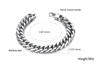 316L Rostfritt stål Mens Armband Klassisk biker Cykel Heavy Metal 14mm Link Chain Smycken Armband För Män