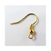 Jewelry Earring Finding 18X21mm Hooks Coil Ear Wire Gold Silver Bronze Nickel For Jewelry Making EF8256M