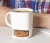 Ładne Ceramiczne Kubki Ciastko Ciastka Kawy Mleko Deser Puchar Herbaciane Kubki Do Dolny Magazyn Kubki Do Cookie Herbatniki Kieszenie 24 sztuk A87