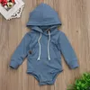 Baby Clothes Autumn Baby Boys Brother Hoodie Sweatshirt Hooded Tops Romper Jumpsuit Clothes Family Matching Outfits210U8205982