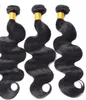 Brasiliano Vergine Umana Remy Dody Onda Trama Dei Capelli Nero Naturale Non Trasformato Bambino Estensioni Ondulate Morbide 100 g/bundle Prodotto