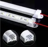 50PC * 50cm Factory Partihandel 50cm DC 12V 36 SMD 5630 LED HARD RIGID LED Strip Light med U Aluminium Shell + PC Cover